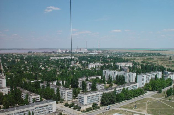 Image - A view of Krasnoperekopsk, Crimea, Ukraine.